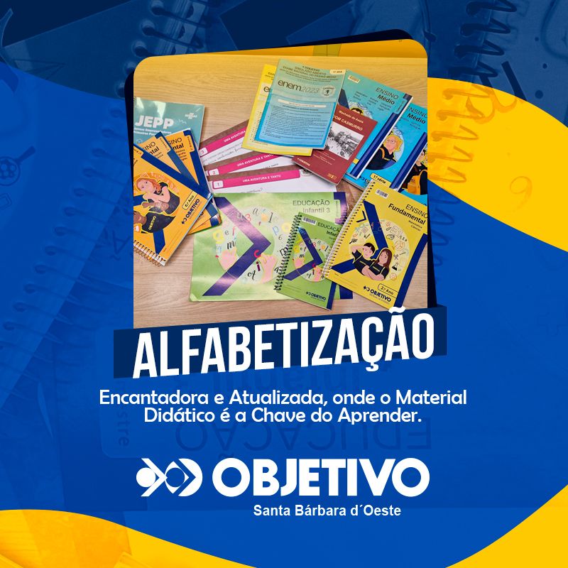 Alfabetização Encantadora e Atualizada, onde o Material Didático é a Chave do Aprender